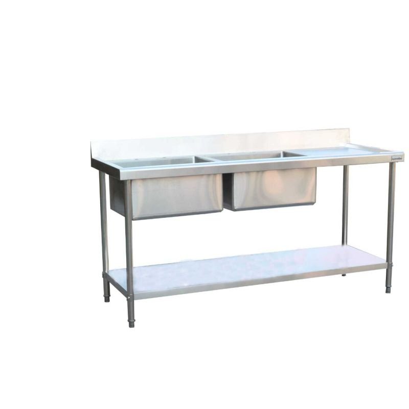 Infernus Stainless Steel Right Drainer Sink – 180cm/71″