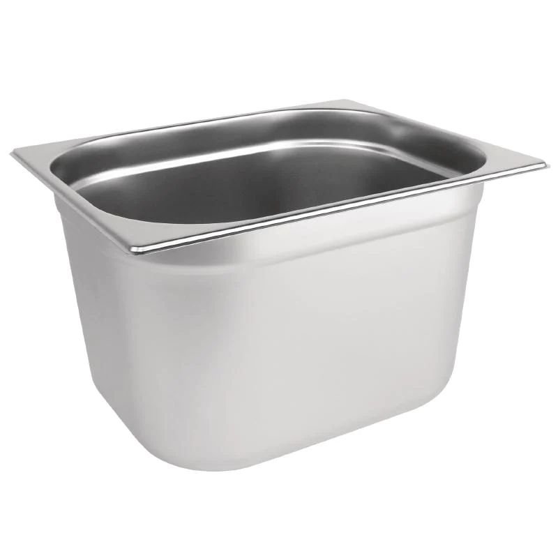 Stainless Steel 1/2 Gastronorm Container 12L – Pack of 6