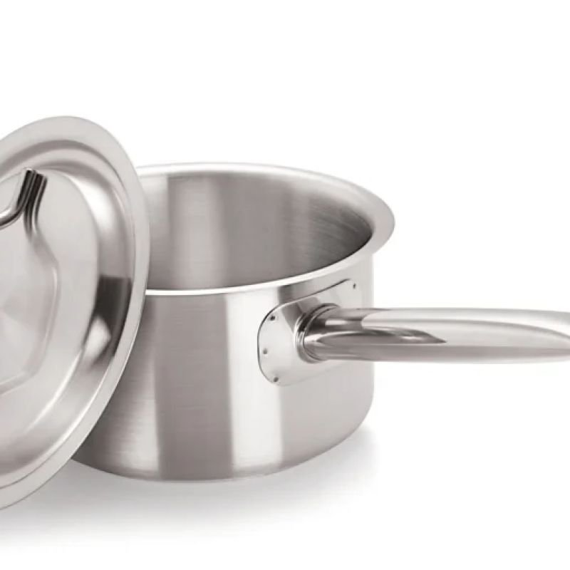 Stainless Steel Saucepan with S/S Lid 20cm/3.5L – Pack of 6