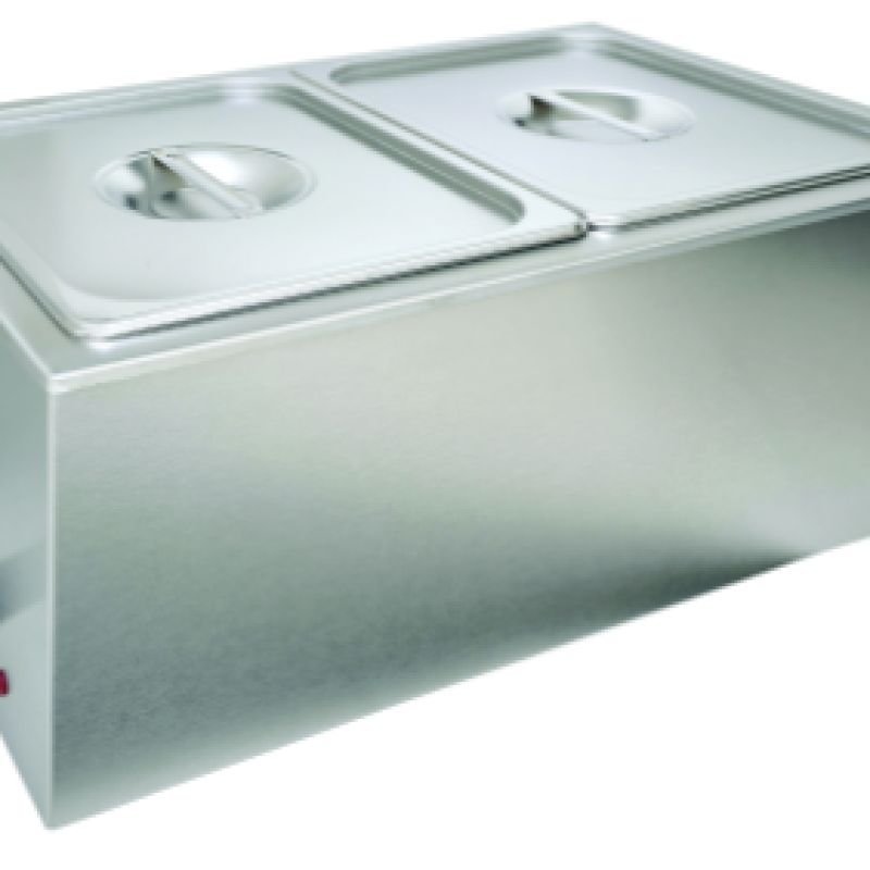 Infernus Electric Bain Marie With Tap – 2 x GN 1/2 Pans
