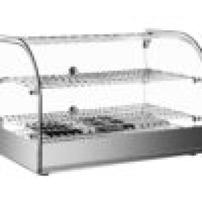 Double Shelf Counter Heated Display 45L – Curved