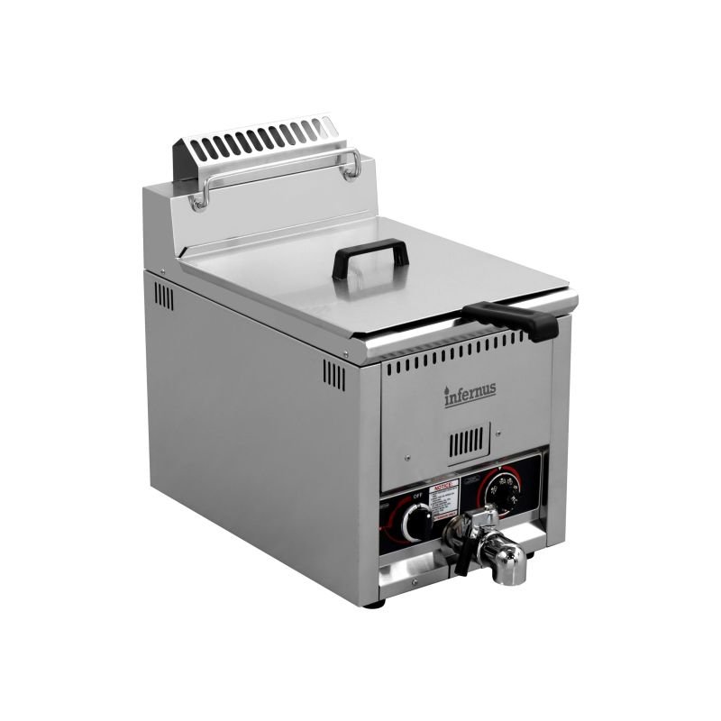 Infernus Countertop Single Tank Gas Fryer LPG
