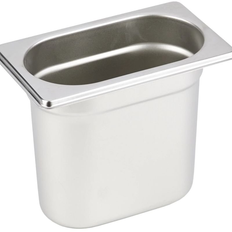 Stainless Steel 1/9 Gastronorm Container 1L – Pack of 6