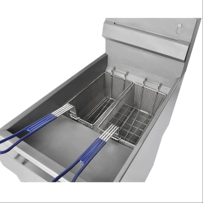 Infernus 3 Burner LPG Single Tank Twin Basket Gas Fryer – 23 Litres