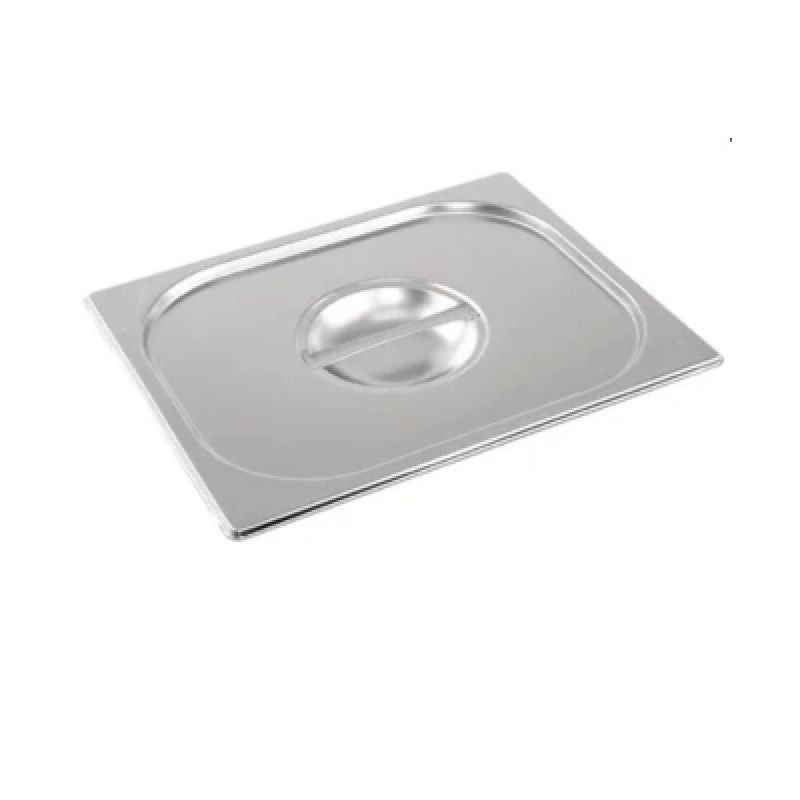 Stainless Steel 1/2 Gastronorm Container Notched Lid – Pack of 6