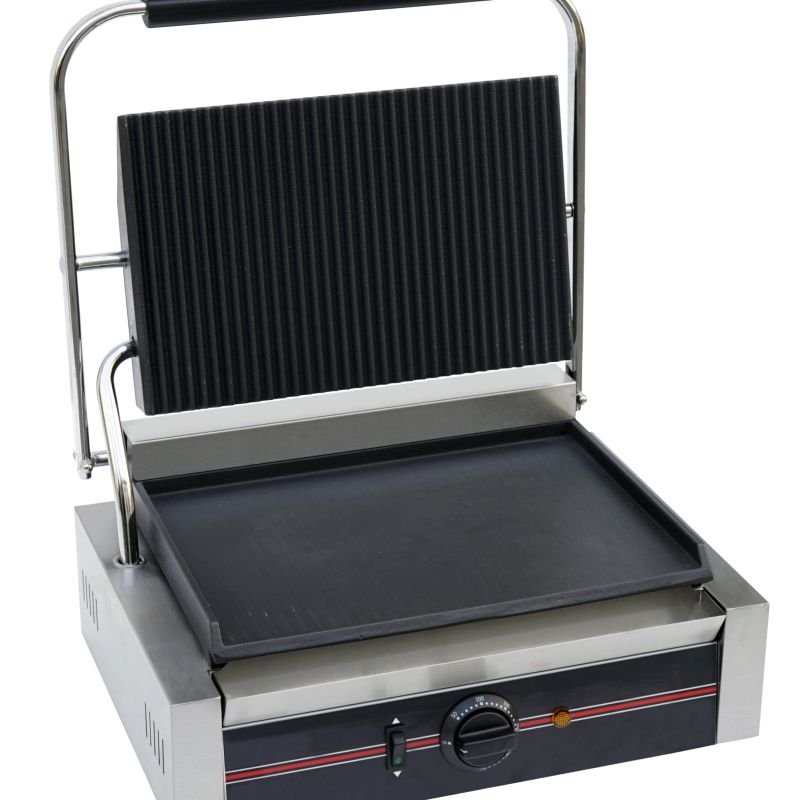Infernus Half Ribbed Double Panini Grill