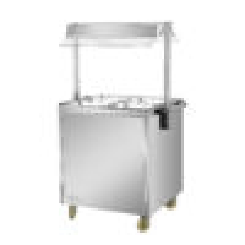 Heated Display Hot Cupboard With Light 88cm
