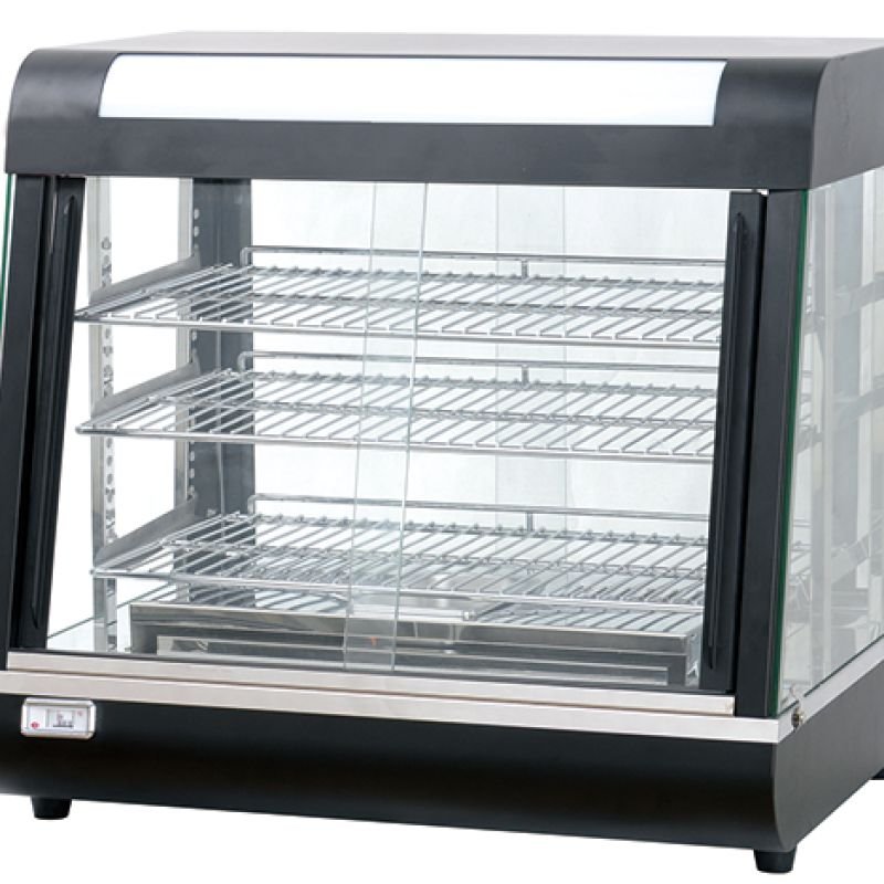 Infernus Black 600mm Heated Display Cabinet