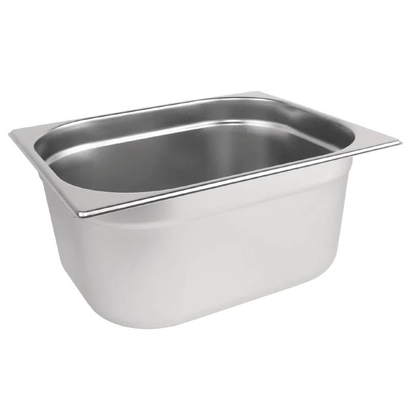 Stainless Steel 1/2 Gastronorm Container 9L – Pack of 6