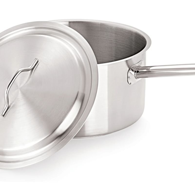 Stainless Steel Saucepan with S/S Lid 24cm/5.8L – Pack of 4