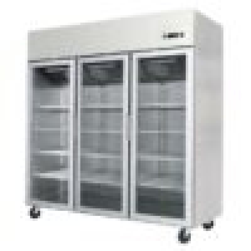 Atosa Slimline Glass Door Upright Display Freezer – Triple Door