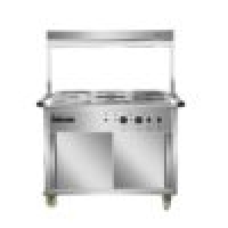 Heated Display Hot Cupboard with light 121.5cm