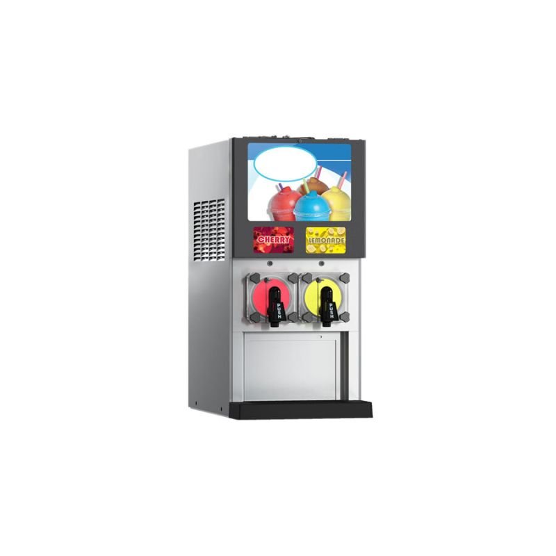 Blue Ice Twin Commercial Carbonated Slush Machine