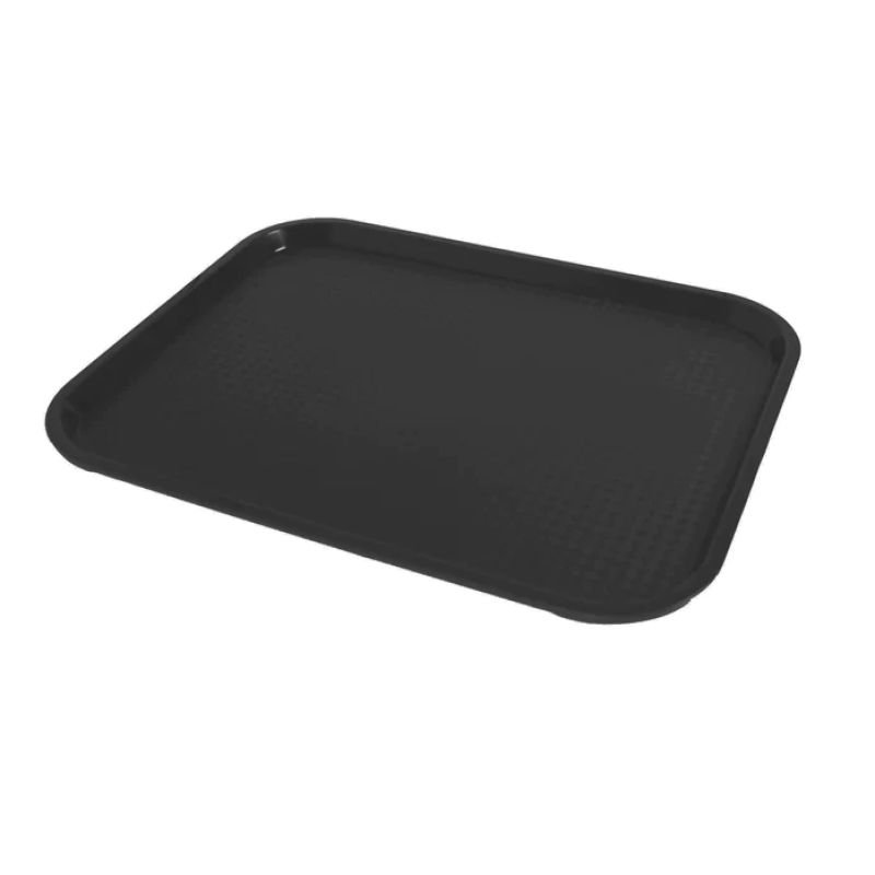 Black Fast Food Tray- Pack of 25