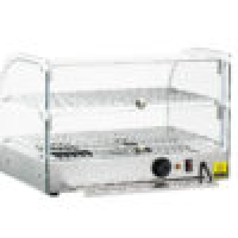 Double Shelf Counter Heated Display 45L – Curved