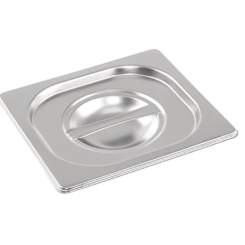 Stainless Steel 1/6 Gastronorm Container Lid – Pack of 6