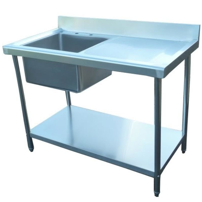 Infernus Stainless Steel Right Drainer Sink – 120cm/48″