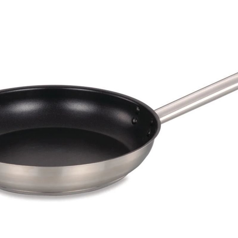 Stainless Steel Non Stick Frying Pan 24cm/9.5″ – Pack of 2