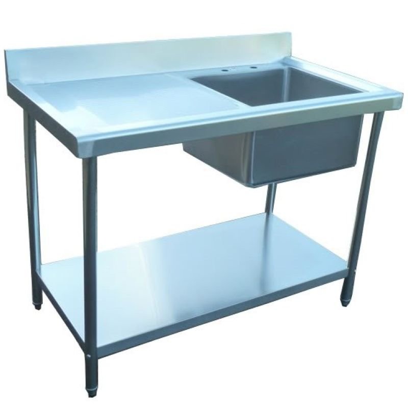 Infernus Stainless Steel Left Drainer Sink – 120cm/48″