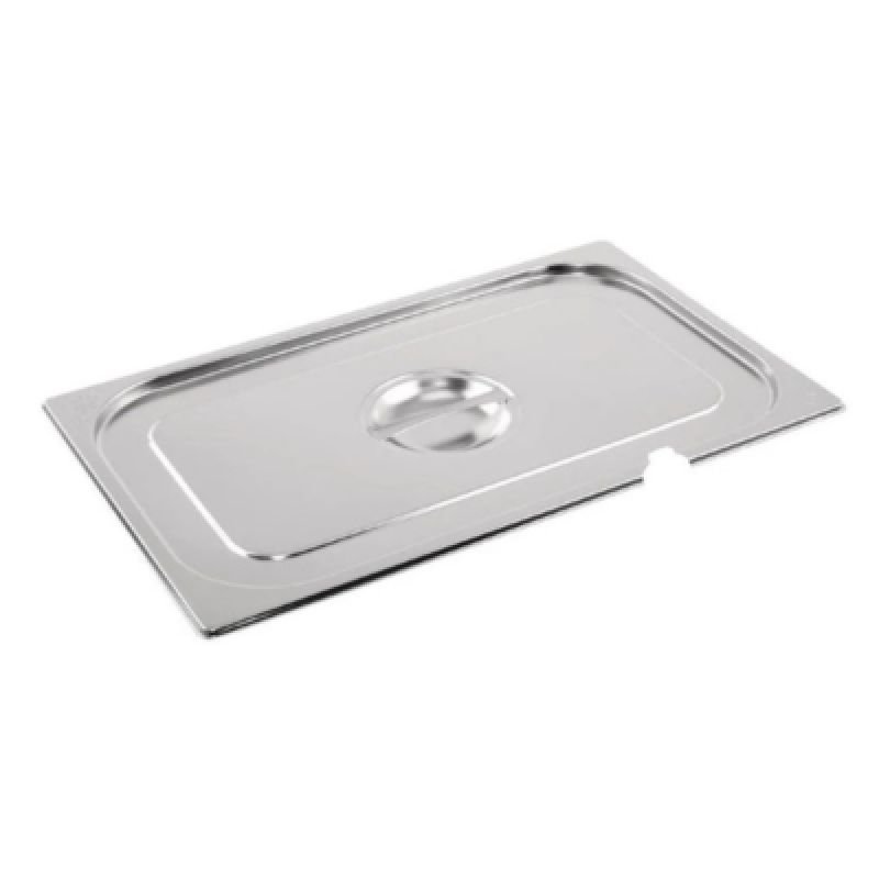 Stainless Steel 1/1 Gastronorm Container Notched Lid – Pack of 6