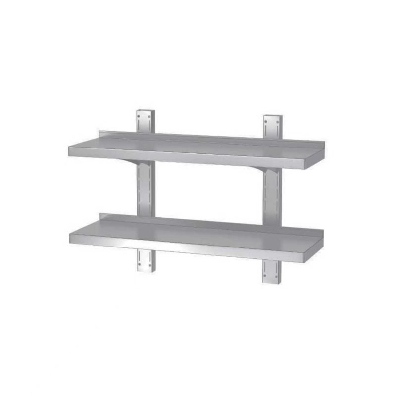 Infernus Adjustable Stainless Steel Wall Shelf – 60cm