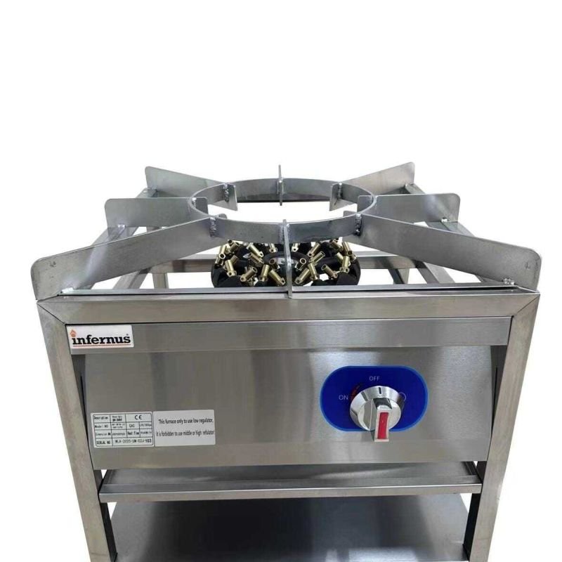 Infernus Gas Range Single Stockpot Burner NG