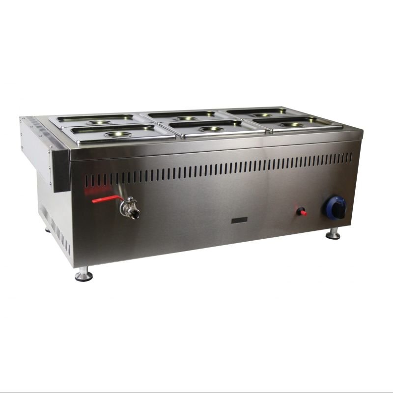 Infernus Gas Bain Marie – 6 x GN 1/4 Pans