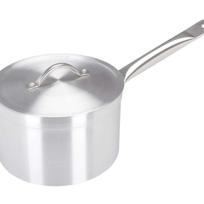 Aluminium Saucepan with Metal Handle 24cm/7L – Pack of 2